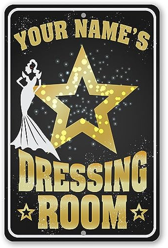 Personalized - Dressing Room metal signs Signs & Plaques home decor 12x8 inch/30x20cm