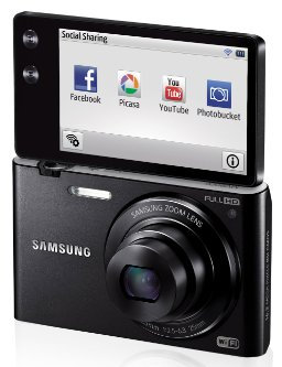 Samsung Multiview MV900F Digital Camera 16 Megapixels Swivel Screen 3.3 Inches Optical Zoom 5x Optical Wi-Fi (Renewed)