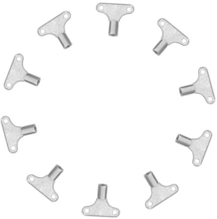 Gadpiparty 10piezas Llaves De Purga De Radiador Llave Para Válvulas De Ventilación Herramientas Multifuncionales De Plomería
