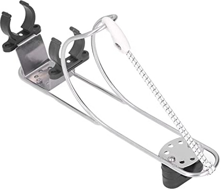 Adjustable Boat Marine Lifebuoy Bracket - Easy Installation & Compact Design - Stainless Steel & Plastic - Suitable for Horseshoe Lifebuoys - Marine Hardware Fittings