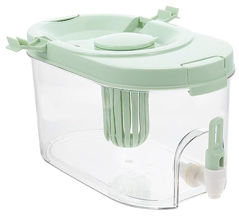 KICHOUSE Bottiglia D'acqua Fredda Jug D'acqua Isolato Dispensatore Di Acqua Frigorifero Contenitore Acciaio Pentola Freddo Chiaro Brocca D'acqua Per Frigorifero Brocche Pp