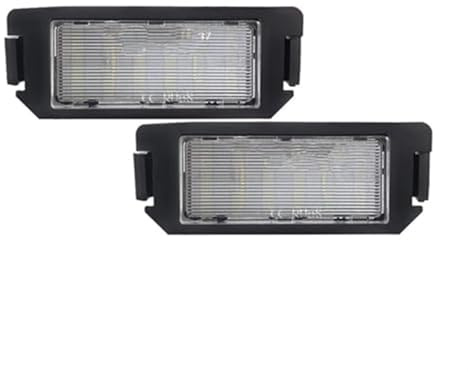 Auto License Plate Lamp Kit, BTFWM 2Pcs License Plate Light, for Kia, for Picanto For Rio For Soul 12V White No Error