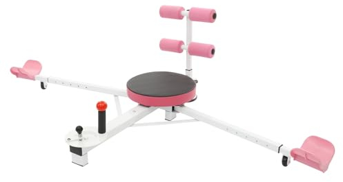 Pink Leg Split Equipment for Leg Stretching, Leg Press Leg Stretcher Opening and Closing Angle 0-180°, for Home Gym 168.5*70*43.5cm