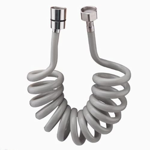 XSDSM Tuyau De Douche Flexible À L'Épreuve De La Torsion Tuyau Douchette Wc,Gris