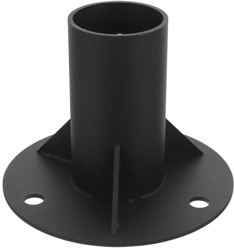 OATIPHO Brida Metálica para Barandilla Diámetro Interior 52 MM Base de Montaje Resistente para Poste de Cerca Buzón y Asta de Bandera Recubierta para Exterior y Uso Terrazas