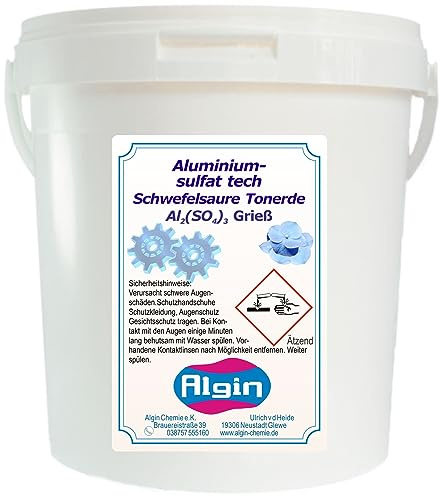 Algin Aluminiumsulfat 10 kg tech Hortensien Azaleen Blütenblau Isoliersalz Flockungsmittel