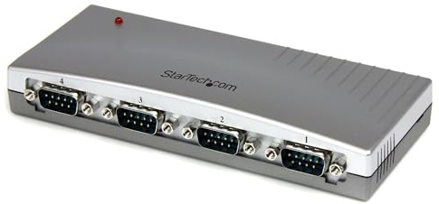 Hub Concentrador USB a 4 Puertos Serie RS232 - Ladrón Serie DB9 - Adaptador USB a Serie