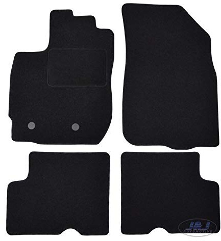 J&J AUTOMOTIVE | Velours Fußmatten Autotepiche Passend Für Duster 2014-2017, Genaue Passform, rutschfeste Untregrund, Verstärkt Im Pedalbereich