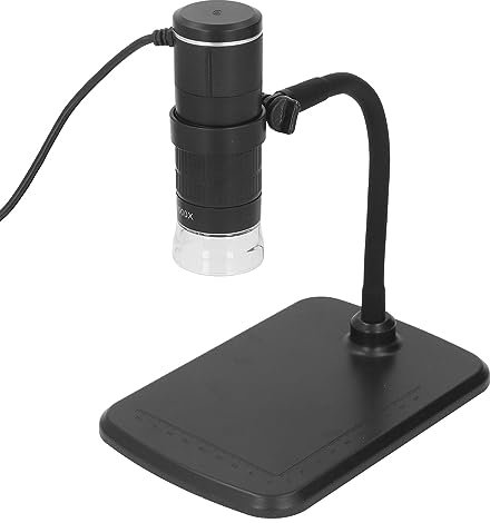 50- Bis 1000-faches Elektronenmikroskop mit Integriertem Design, Digitales USB-Handmünzmikroskop für Kopfhauttests, Unterstützung Mehrerer Displays