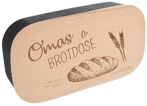 Spruchreif | Boîte à déjeuner avec planche à petit-déjeuner gravée | Boîte à repas adulte | Boîte à déjeuner en plastique | Boîte à goûter | Boîte à déjeuner | Boîte à déjeuner pour grand-mère |