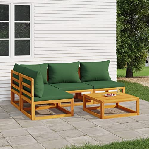 Festnight Gartenlounge Klein Gartenmöbel Set Holz Balkon Lounge Sofa Outdoor Balkonmöbel Kleiner Balkon Gartensofa Lounge Sofa Sitzbank Garten Sitzgruppe Loungemöbel Terasse