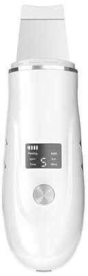 Meichoon Skin Scrubber Raspador Facial Ultrasónico Limpiador de Poros Exfoliador Eliminador de Puntos Negros Herramientas de Cuidado Facial Eliminador de Acné para Limpieza Facial NL37