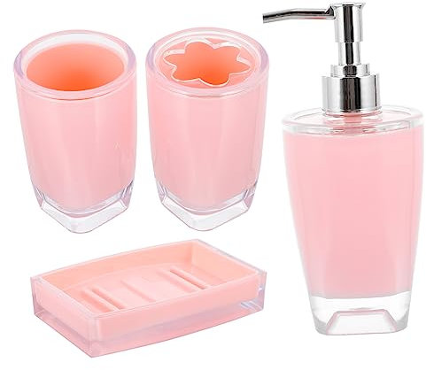 SHOWERORO Badezimmer-zubehör-Set Mit Seifenschale Und Zahnbürstenhalter Robust Und Bruchfest Für Badezimmereinrichtung