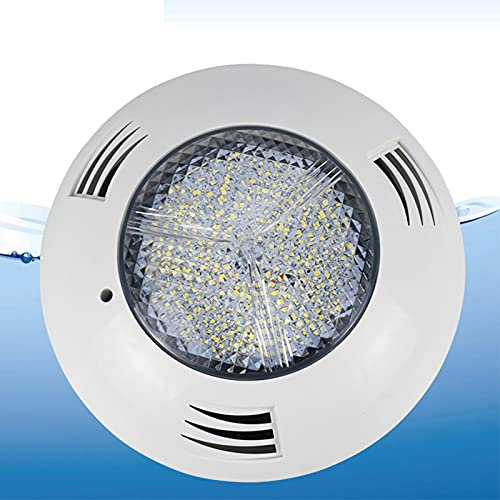 WZYDYDY LED Pool Scheinwerfer 12V AC IP68 wasserdicht Unterwasser Pool strahler Wandmontage Schwimmbad Unterwasserbeleuchtung Weißes Licht/warmweißes Licht(Warm White Light,18W)