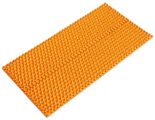 Lyapko Massagematte Chans 5,8 Ag Original – Akupunktur Nadelmatte für Rücken & Nacken, Elastisch & Wellness Igelmatte, Entspannungsmatte für Massage, Schmerztherapie, Akupressur & Antistress (Orange)