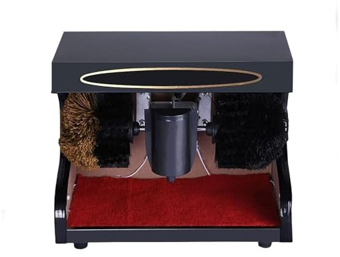 CRBUDY Cireuse à Chaussures Automatique - Cireuse à Chaussures Domestique, cireuse à Chaussures électrique à Induction, pour Le Nettoyage des Halls d'entrée des hôtels