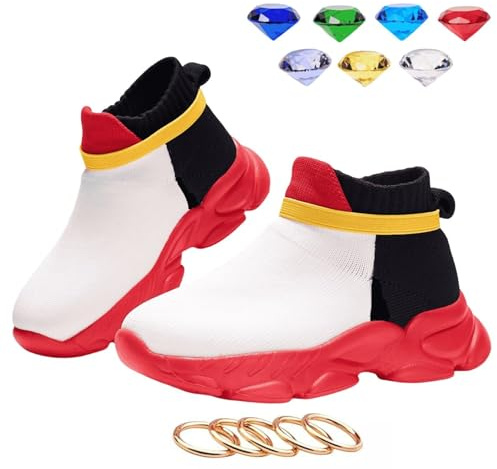 Nuovovoi Chaussures de Sport pour Enfants, garçons Chaussures d'intérieur Baskets à Semelles antidérapantes Baskets d'extérieur