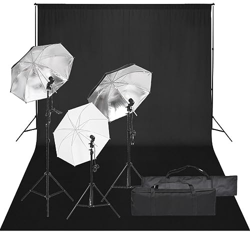 Juroupi Kit per Studio Fotografico con Set di Luci e Fondale,Studio Foto,Fotografia,Illuminazione e Studio,Luci e Flash da studio-3094708