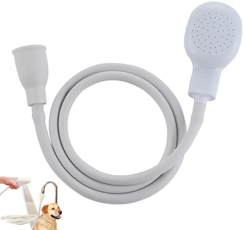 Pommeau De Douche Et Tuyau Pour Chien, Douchette Lavabo Salle De Bain, Douchette Portable, Pommeau De Douche Compatible Avec Les Baignoires Des Animaleries Et Salons De Coiffure