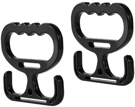 Livsmedelsväska, 10,5 x 10,5 x 0,5 cm 50 g ABS 2 delar återanvändbart shoppingverktyg för kasse, vattenflaska, hushåll, lager, färgburkar, bärväskor, gRÖN, Refer to description
