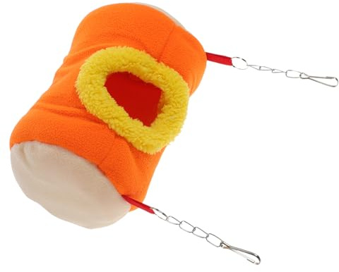 Beaupretty Cama Colgante para Hámster Mini, Nido de Algodón Cálido y, Escondite Robusto para Mascotas Pequeñas como Chinchillas y Hurones, Suministros para Jaula Doméstica