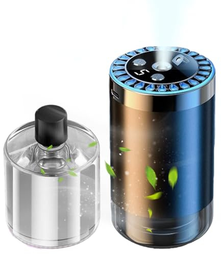 Difusor de Aromas Inteligente para Coche | Decoración Fragancia USB Inteligente LED 7 Colores - Decoración con Fragancia para Vehículo | Para Viajes De Negocios Playa Vacaciones Oficina Hogar