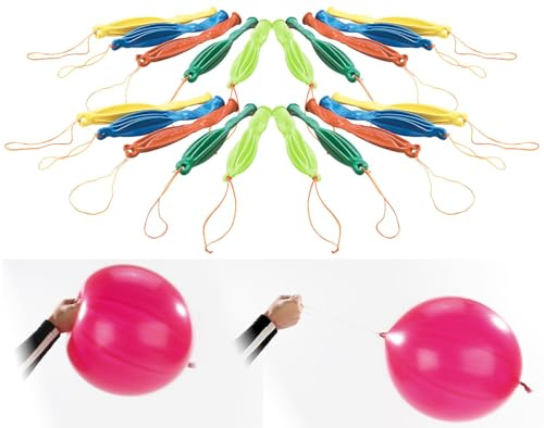 Playtastic Helium Luftballons: 20er-Set XXL-Punch-Ballons (bunter Luftballon, Balloons, aufblasbar)