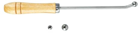 Saxophon Reparatur Werkzeug Metall Kugelkopf für Sax Hals Blasinstrumente wie Trompete Posaune
