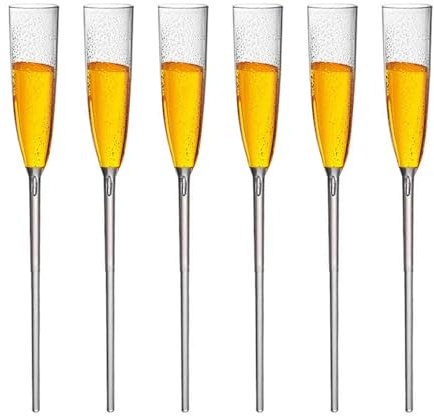 Generiskt flytande champagneglas, akrylvinglas flytande champagneflöjt, pool champagneglas, okrossbar hållbarhet, hög kapacitet, utomhus