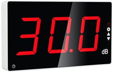 Sonómetro, Sonómetro Digital Medidor De Decibelios De Ruido De Pared USB Con Registrador De Datos Y Alarma Decibelímetros De 30-130 Db Con Pantalla LCD Para Aulas Estudios Y Hogares