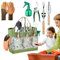 Kit d'Outils de Jardinage | Outils de Plantation Compacts - Désherbeur Manuel pour Jardin avec Accessoires de Plantation, Creusage, Transplantation et Taille