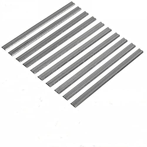 20 piezas 82 mm cuchillas cepilladoras eléctricas HSS cuchillos cepilladores de madera reversibles Piezas de maquinaria de carpintería para Bosch para Makita., Como se muestra