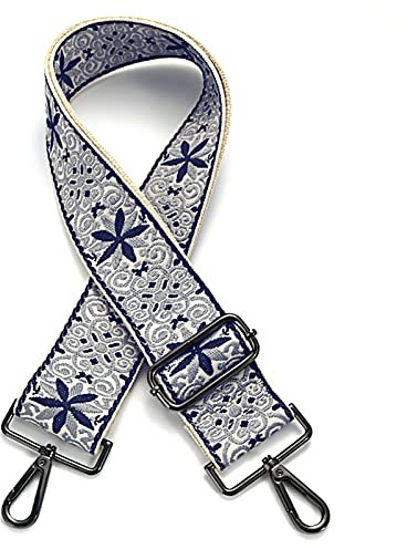 SacJkt Taschengurt Breit, Verstellbarer Taschengurte zum Wechseln, Vintage Schultergurt Schulterriemen für Schultertasche Tragetaschen und Handtaschen Herren Damen Tragegurt (5x125cm)