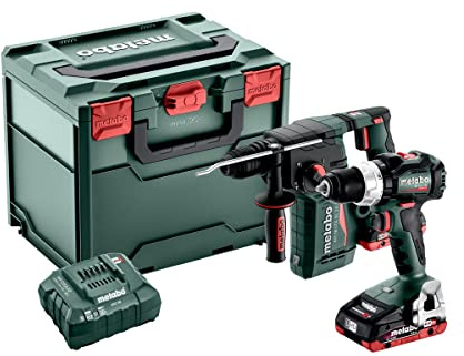 Metabo Akku Combo Set 2.3.6 18 V BS 18 LT BL + KH 18 LTX BL 24; metaBOX 340