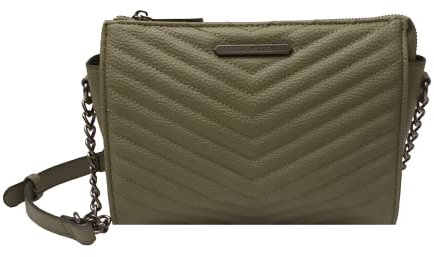 Steve Madden BLEXI Crossbody Bag (Olive Chevron), Grün , Einheitsgröße