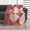 Qucover Juego de Colcha Acolchado Reversible Multicolor para Dormitorio (Ormosia, 150_x_200_cm)