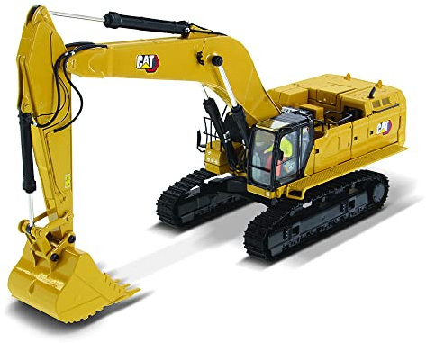 Caterpillar Diecast Masters 85709 - Pelleteuse avec Outils supplémentaires Cat 395 GP, échelle 1:50, env. 8,9 x 11,4 x 29,2 cm, dès 14 Ans