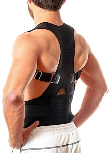 Rückenbandage, Haltungskorrektur, bequeme, atmungsaktive Stütz-Rückenbandage, bietet Schmerzlinderung für Nacken, Rücken, Schultern, Haltungsbandage, verbessert die Körperhaltung und Schmerzlinderung