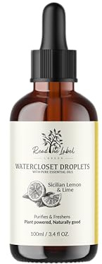 Read The Label – Gocce di limone e lime siciliano – elimina i cattivi odori – miscela naturale di lime, geranio e limone – alternativa naturale al 100% ai deodoranti – 100 ml