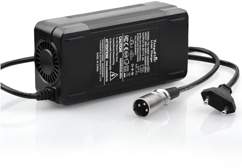 48v Akku-Ladegerät 48Volt ladekabel 54,6V 3A für Elektropaket Lithium Scooter Ebike 13S Batterien Chargeur Pour trottinette de 3000w (XLR Anschluss)