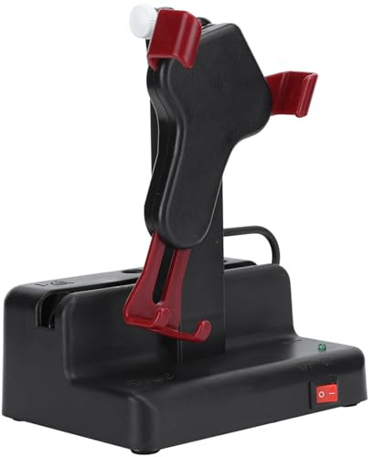 Agitatore Automatico del Telefono Cellulare con Oscillazione da Sinistra a Destra, Contapassi, Contapassi per Cellulare, Durevole e Stabile, Rosso Scuro