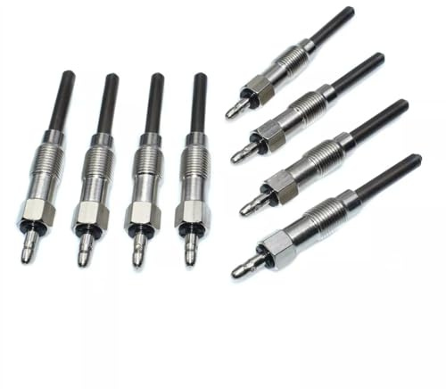 ZZSYHDM Pièces détachées Automobiles Lot de 8 Bougies de préchauffage 24 V pour Humvee pour Militaire pour Hummer 6,2 L 6,5 L 12338771, 5614017 remplacer
