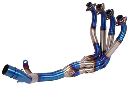 Motorcycle Exhaust Mid For Kawa&saki Z900 2017-2019 Silencers Motorcycle Slip-On Exhaust Full System Muffler Front Header Pipe Tube(7)