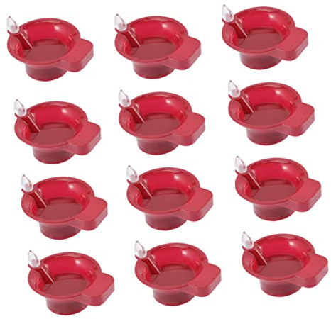 HOMSFOU 12pcs Floating Candle Light Led Tealights for Pool Decoration Wedding Party Atmosphere