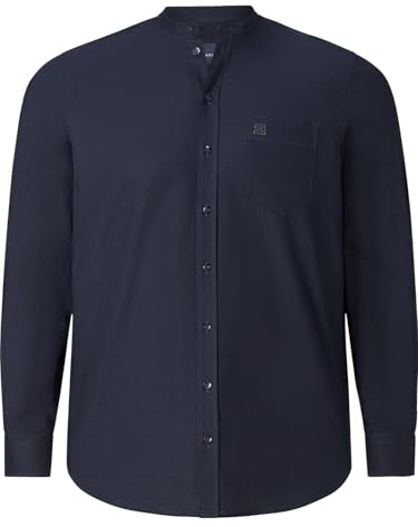 BABISTA Herren Stehkragenhemd Vittorino Dunkelblau, 41/42