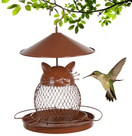 Comederos para Pájaros de Exterior Resistente a Ardillas y a la Intemperie | Comederos para Pájaros Resistente a Ardillas Para Jardín, Patio, Terraza, Cubierta, Árbol, Observación de Aves Silvestr