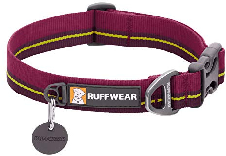 RUFFWEAR Flat Out Collar, Klassisches Hundehalsband für Kleine Hunderassen, Einstellbare Passform, Größe S (28-36 cm), Wildflower Horizon