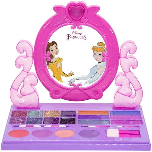 Disney Princess Kinderschminke Set mit eingebautem Licht und Musik | Mädchen Schminkkoffer | Geburtstagsgeschenk für Kinder ab 3 Jahren von Townley Girl
