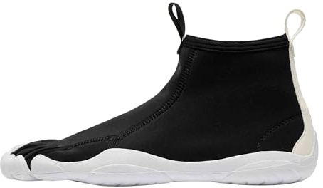 Vibram Men's FiveFingers V-NEOP | Barefoot Casual Shoes for Everyday Wear & Comfort, Black/White, 45 EU / 11-11.5 US
