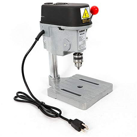 Acesunny Mini perceuse à colonne, réglage de vitesse, 220 V, 3 vitesses, mini perceuse pour menuiserie